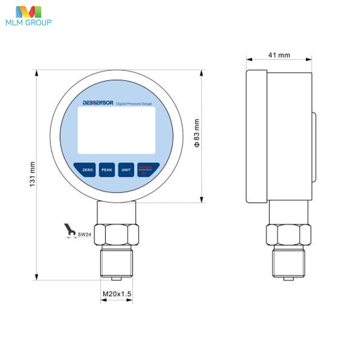 مقياس الضغط الرقمي DR3710
