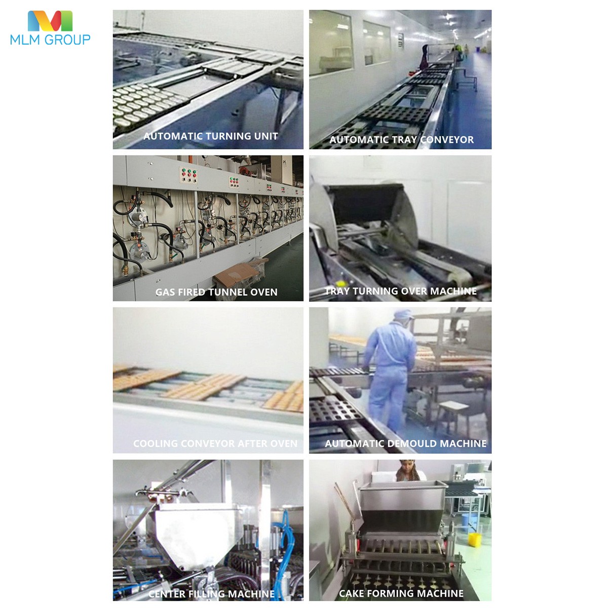 خط إنتاج كعك أوتوماتيكي بالكامل